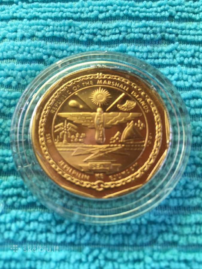 Moneta Marshall i. 1991m. 10 dollars, cu-ni - nuotraukos Nr. 2