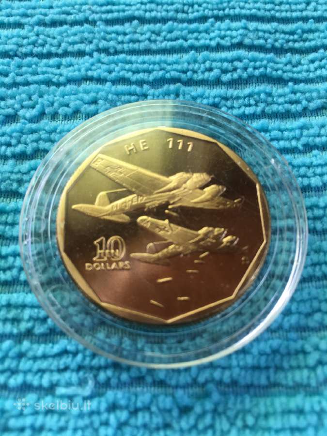 Moneta Marshall i. 1991m. 10 dollars, cu-ni