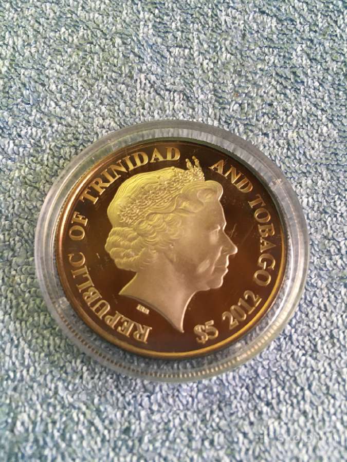 Moneta Trinidad & t. 2012m. 5 dollars, sidabras - nuotraukos Nr. 2