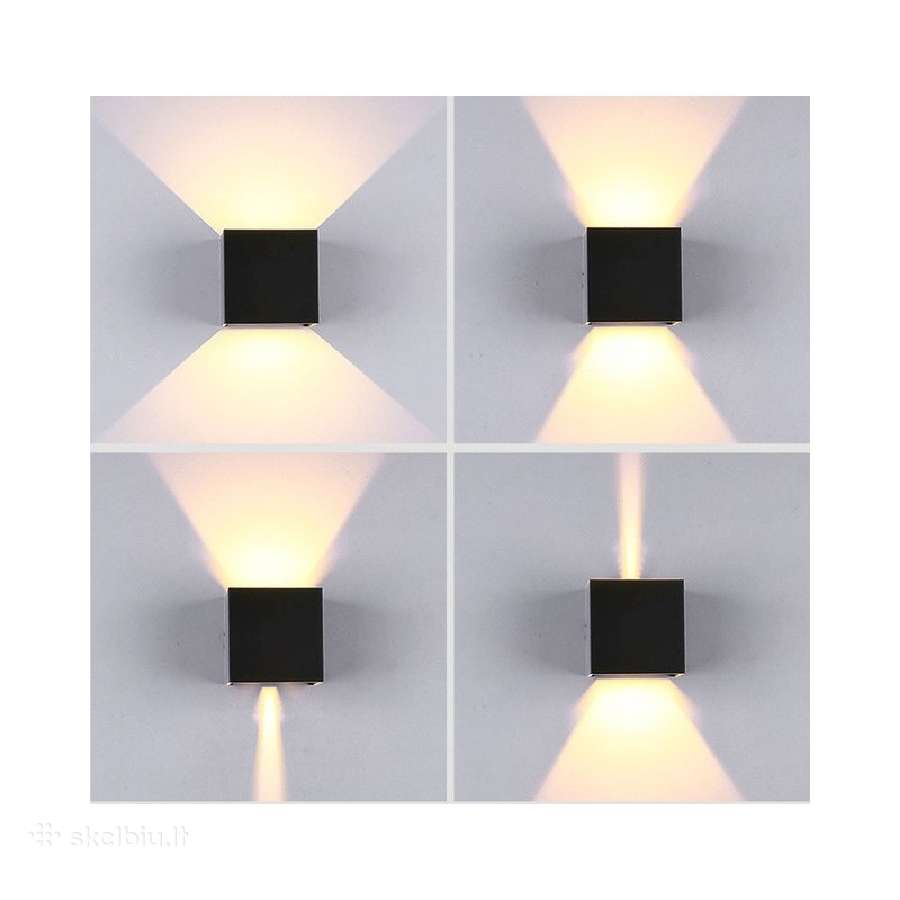 LED Fasado šviestuvas lauko sienai Cube G9 - nuotraukos Nr. 3
