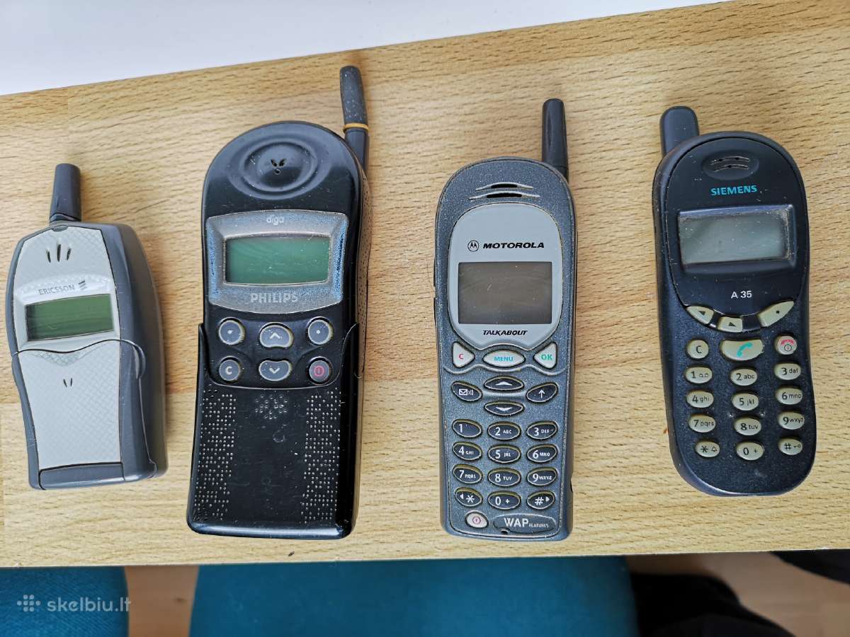Senoviški mobilūs telefonai kolekcijai - nuotraukos Nr. 3