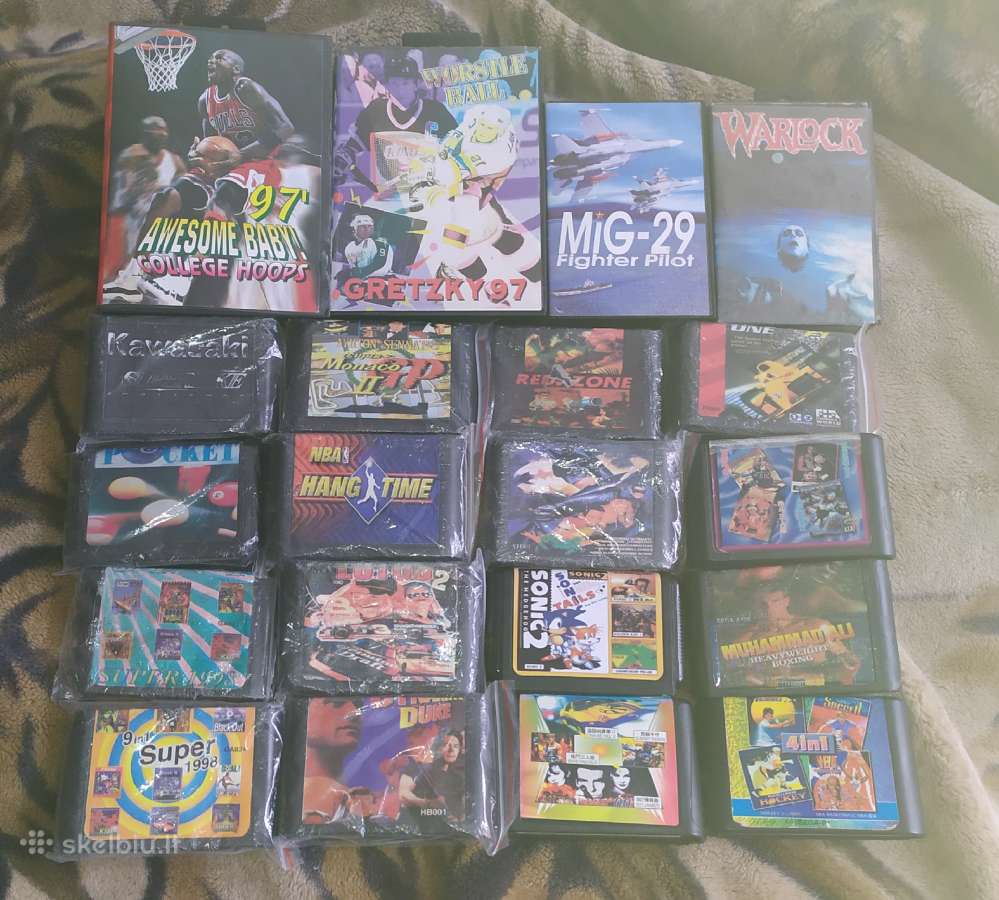 Sega Mega Drive/genesis žaidimai / disketės