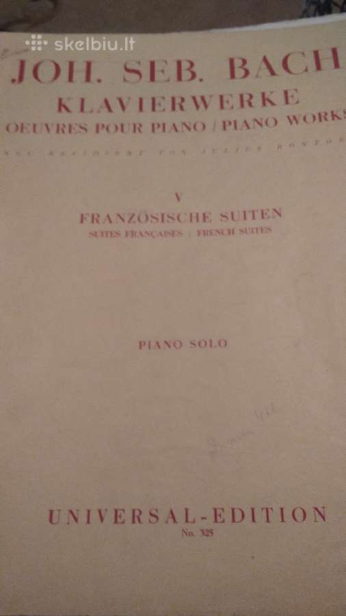 J.s.bacho Prancūziškos siuitos