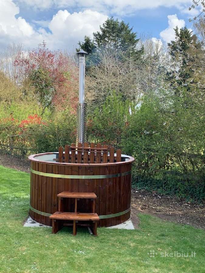 Plastikinis lauko kubilas 1.80m su termo mediena - nuotraukos Nr. 3