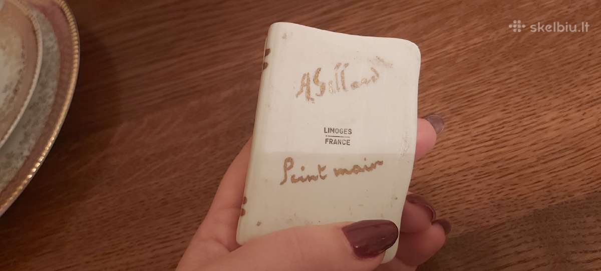 Limoges rankų tapybos papuošalų dėžutė - nuotraukos Nr. 4