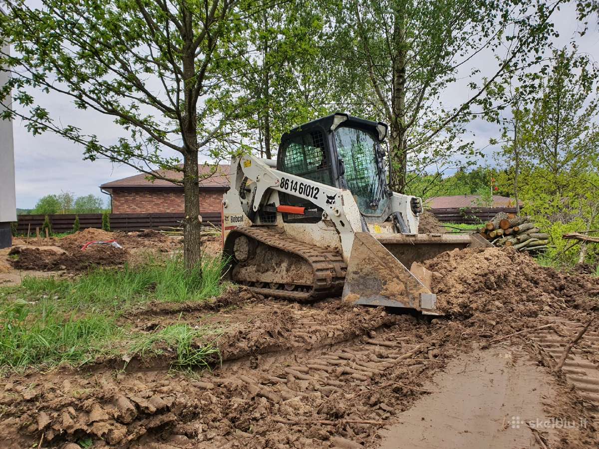 Vikšrinių bobcat nuoma. Vilnius - nuotraukos Nr. 3