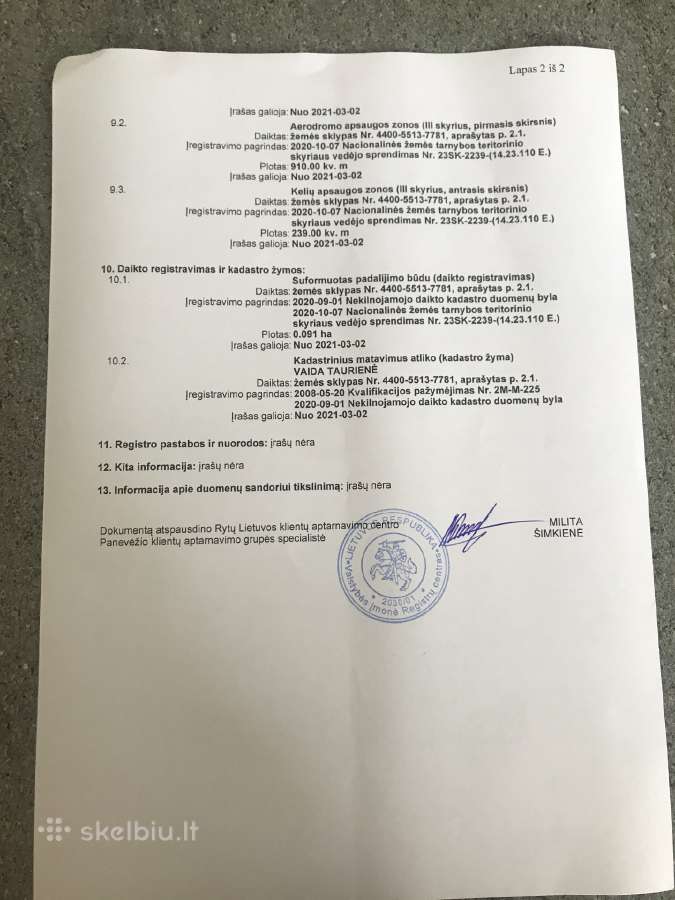 Sklypas Lepsiu km Pamolainiu g - nuotraukos Nr. 3