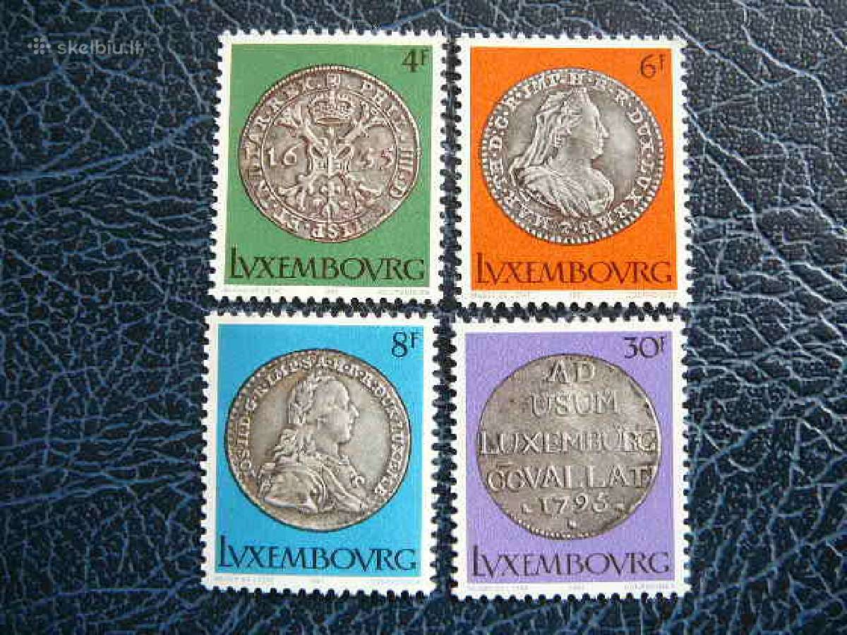 17/18 amziaus monetos Liuksemburgas Mnh lkm1025