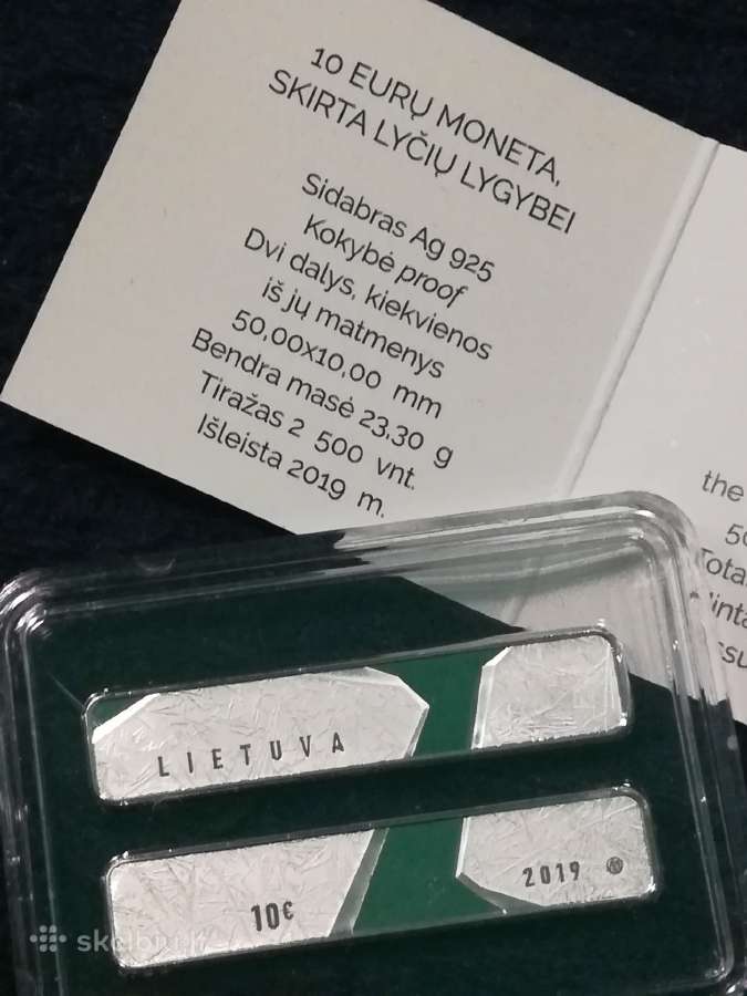 Sidabrinė moneta skirta lyčių lygybei - nuotraukos Nr. 2