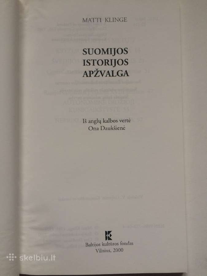 Parduodu 2 knygas Suomijos Istorijos apžvalga . - nuotraukos Nr. 4