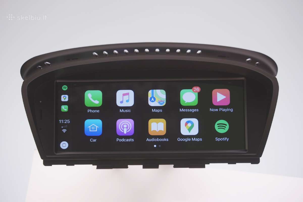 Bmw 5 E60 E61 E63 Android Auto/carplay multimedija - nuotraukos Nr. 3