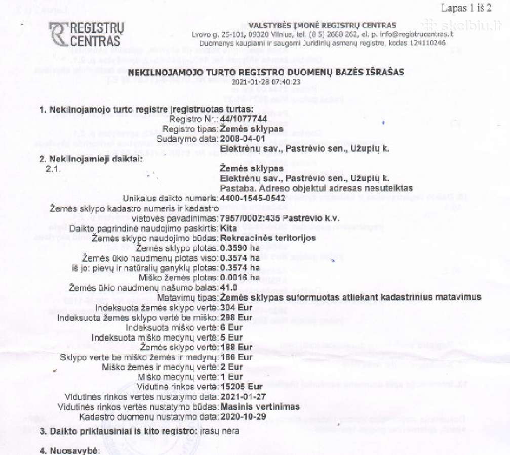 36 a. sklypas statybai arba ūkiui, Elektrėnų sav. - nuotraukos Nr. 13