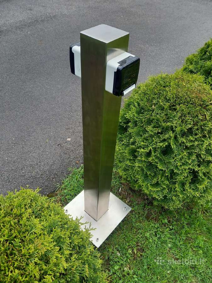 Lauko elektros stotelė su (type2 lizdu) - nuotraukos Nr. 6