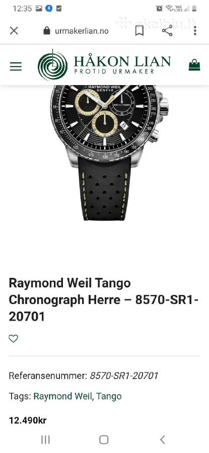 Raymond weil laikrodis - nuotraukos Nr. 4