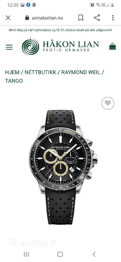 Raymond weil laikrodis - nuotraukos Nr. 5