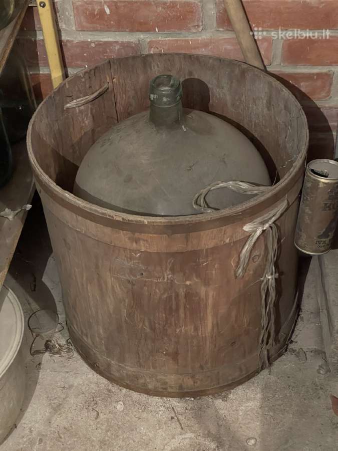 Vintažinis butelis vynui gaminti - nuotraukos Nr. 2