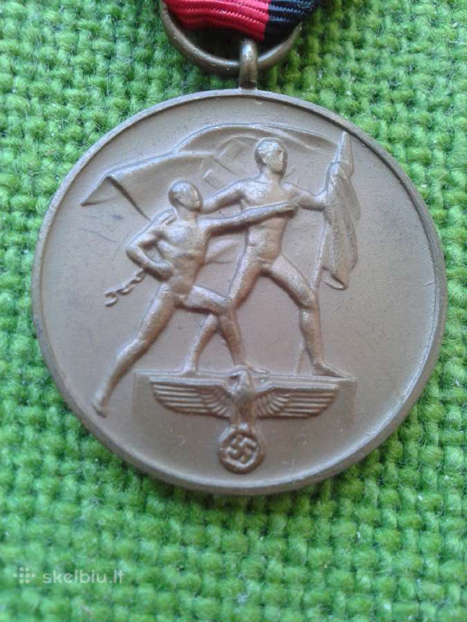 Vokiškas 1938m.medalis "Sudetai" - nuotraukos Nr. 5