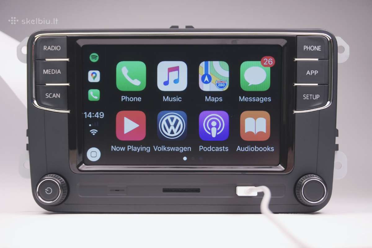 Volkswagen Rcd330g Android Auto/carplay multimedia - nuotraukos Nr. 3