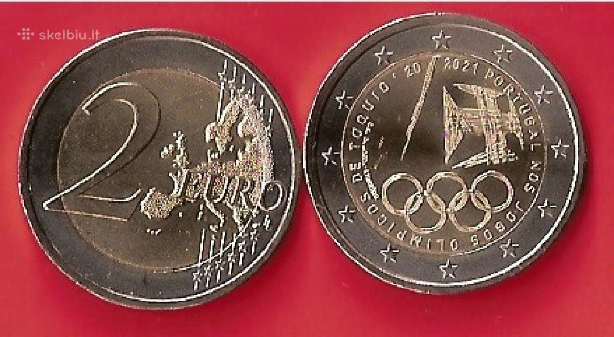 Portugalija 2021m. 2 € “Olimpijada Tokijuje “ Unc