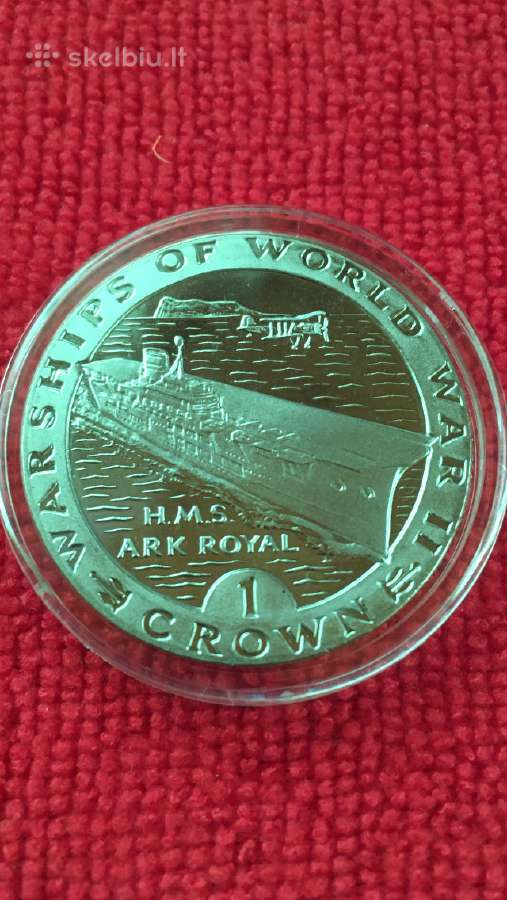 Moneta Gibraltar 1993m. 1 krona, ci-ni