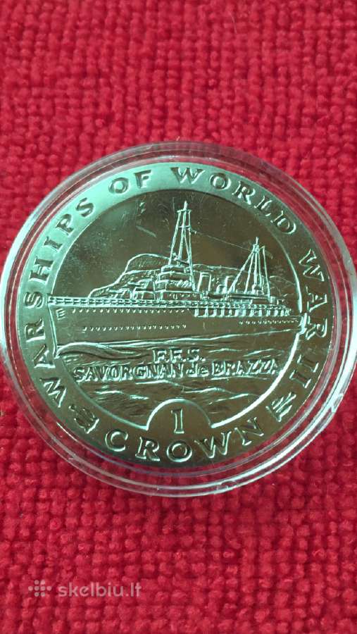 Moneta Gibraltar 1993m. 1 krona, ci-ni