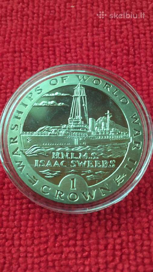 Moneta Gibraltar 1993m. 1 krona, ci-ni