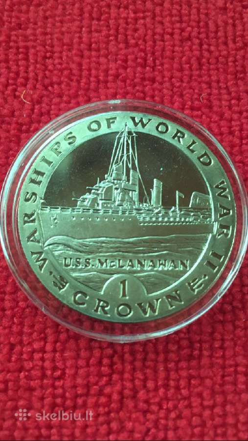 Moneta Gibraltar 1993m. 1 krona, ci-ni