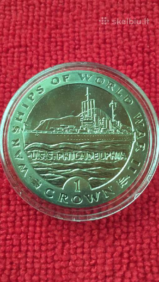 Moneta Gibraltar 1993m. 1 krona, ci-ni