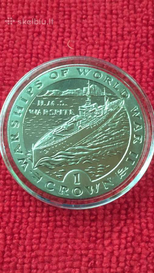 Moneta Gibraltar 1993m. 1 krona, ci-ni