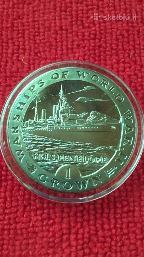 Moneta Gibraltar 1993m. 1 krona, ci-ni