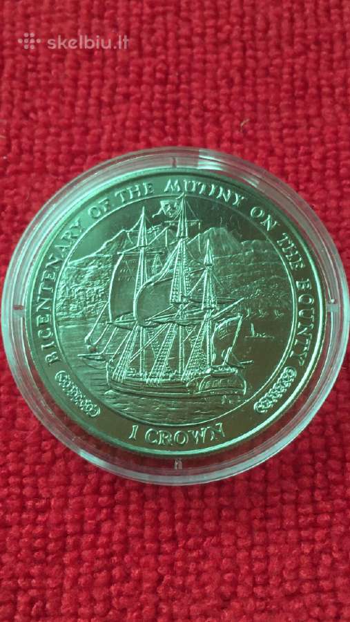 Moneta Isle of man 1989m. 1 krona, cu-ni