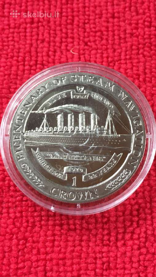 Moneta Isle of man 1988m. 1 krona, cu-ni