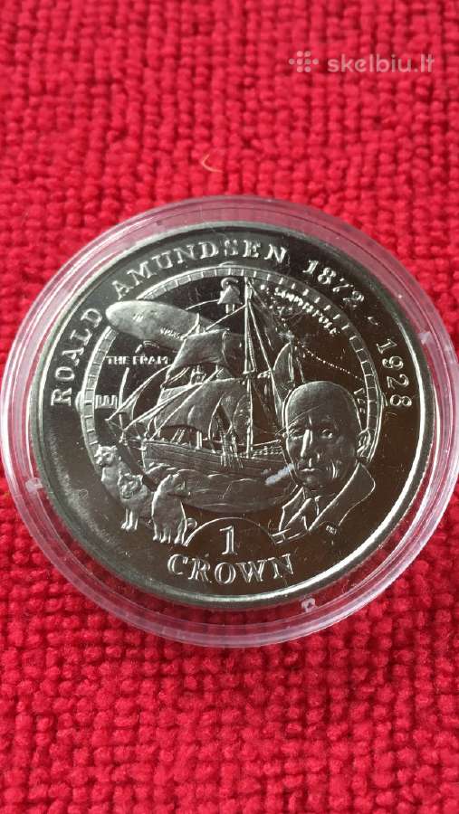 Moneta Isle of man 2001m. 1 krona, cu-ni