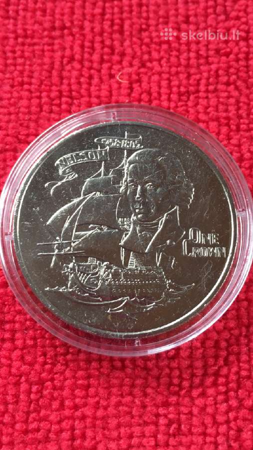 Moneta Gibraltar 1980m. 1 krona, cu-ni