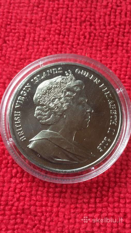 Moneta B. virgin i. 2015m. 1 dollar, cu-ni - nuotraukos Nr. 2