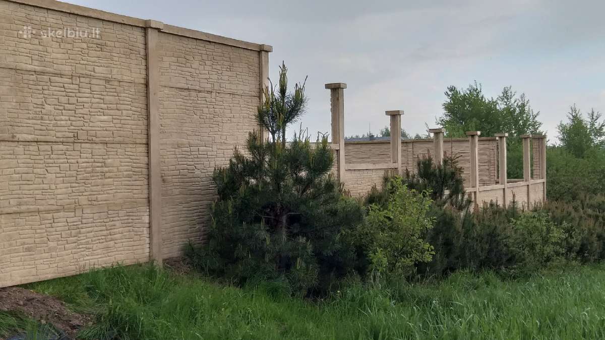 Tvoros betonines dvipuses ir vienpuses - nuotraukos Nr. 15