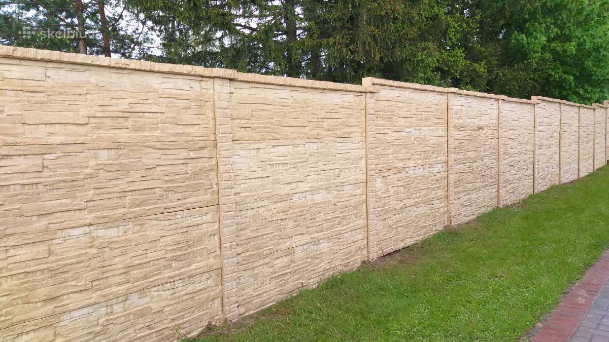 Tvoros betonines dvipuses ir vienpuses - nuotraukos Nr. 16