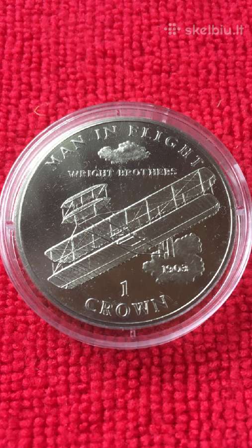 Moneta Isle of man 1995m. 1 krona, cu-ni