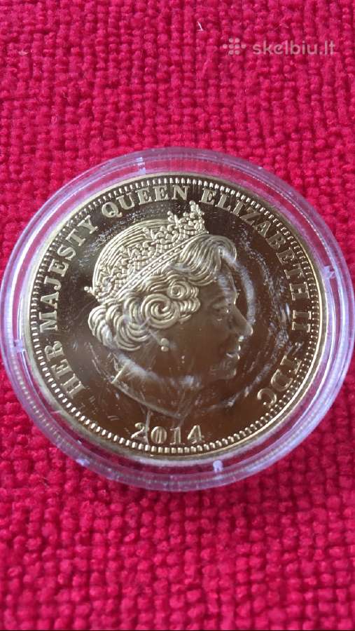 Moneta Tdc 2014m. 1 krona, cu-ni - nuotraukos Nr. 2