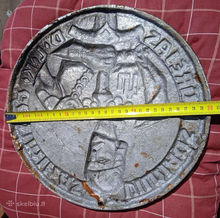 Gedimino 2 kg labai didelis medalis - nuotraukos Nr. 7