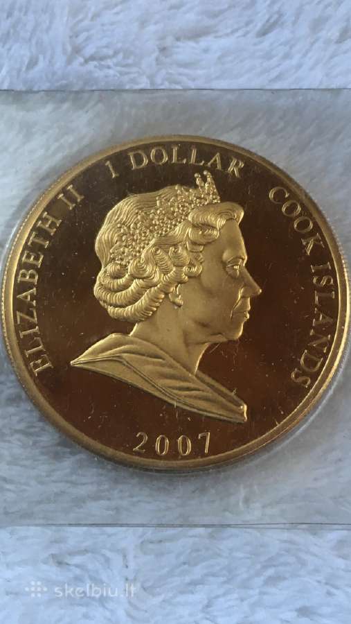 Moneta Cook i. 2007m. 1 dollar, cu-ni - nuotraukos Nr. 2