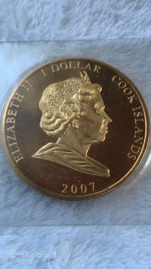 Moneta Cook i. 2007m. 1 dollar, cu-ni - nuotraukos Nr. 2