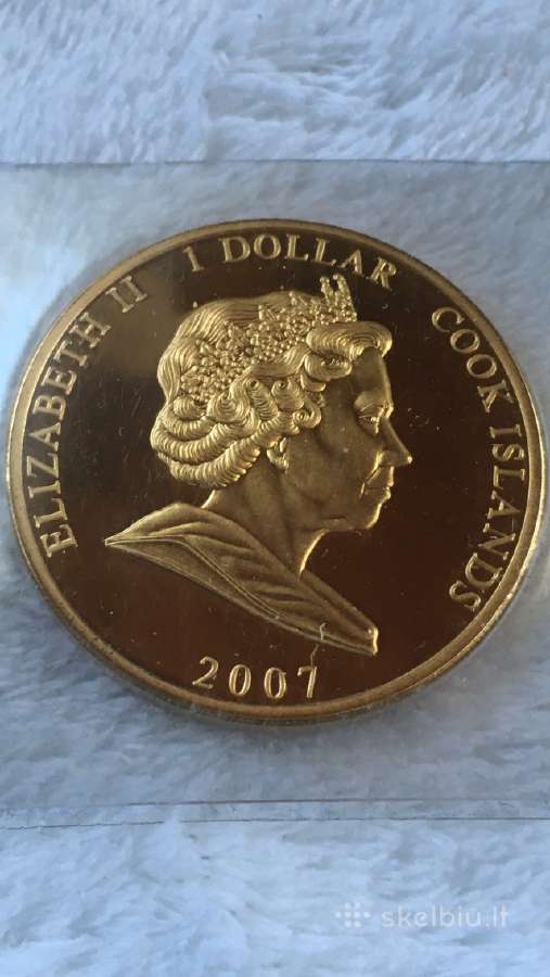 Moneta Cook i. 2007m. 1 dollar, cu-ni - nuotraukos Nr. 2