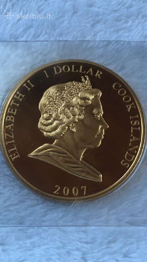 Moneta Cook i. 2007m. 1 dollar, cu-ni - nuotraukos Nr. 2