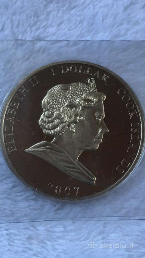 Moneta Cook i. 2007m. 1 dollar, cu-ni - nuotraukos Nr. 2