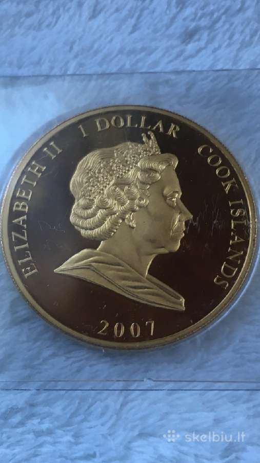 Moneta Cook i. 2007m. 1 dollar, cu-ni - nuotraukos Nr. 2