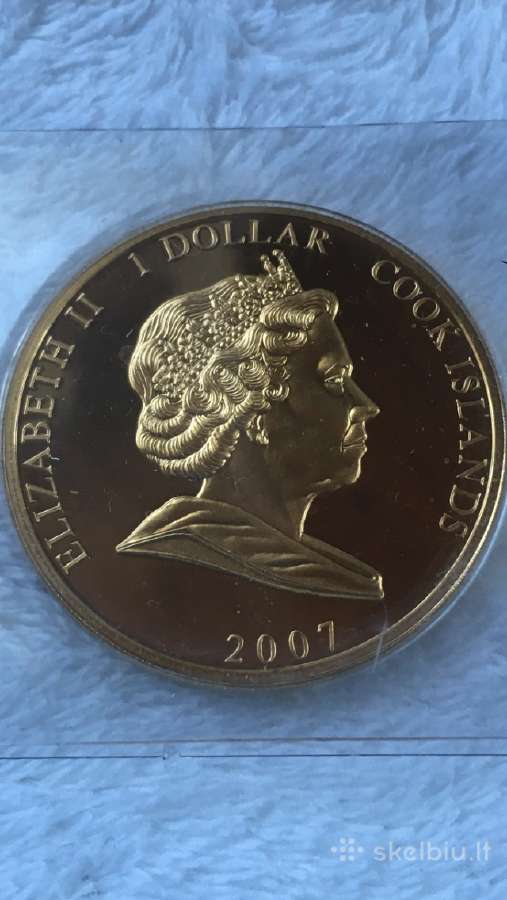 Moneta Cook i. 2007m. 1 dollar, cu-ni - nuotraukos Nr. 2