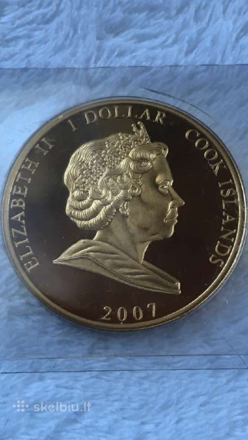 Moneta Cook i. 2007m. 1 dollar, cu-ni - nuotraukos Nr. 2