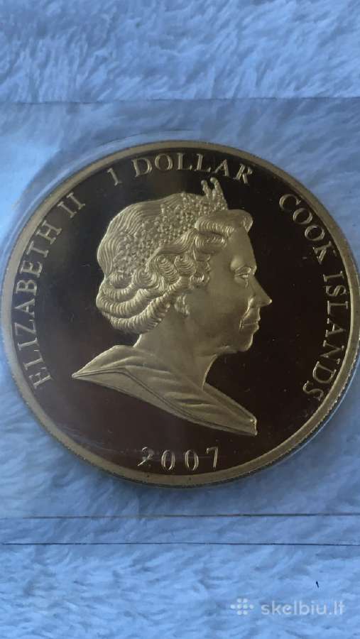 Moneta Cook i. 2007m. 1 dollar, cu-ni - nuotraukos Nr. 2