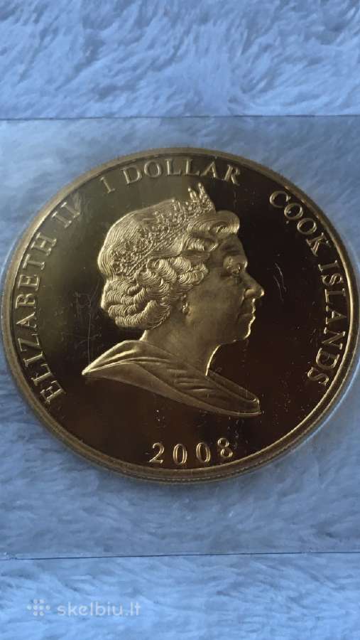 Moneta Cook i. 2008m. 1 dollar, cu-ni - nuotraukos Nr. 2